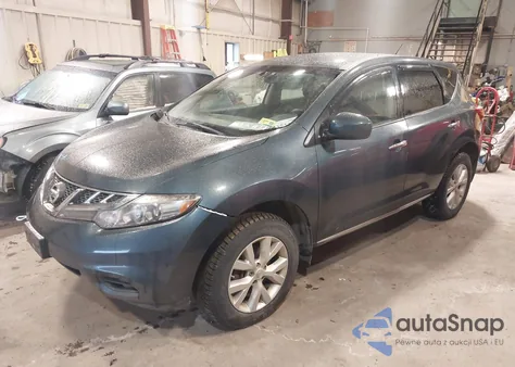 2012 Nissan Murano S z USA, uszkodzony, nr VIN JN8AZ1MW8CW219292